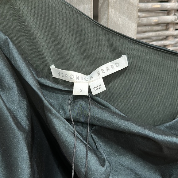 NWT Veronica Beard Belis Dress in Emerald Green size 0 - Picture 4 of 7